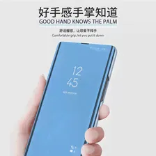 2023 Для Realme 10 4G чехол Smart View Mirror кожаный откидной чехол Realme10 Realmi 10 4G RMX3630 6,4 "Магнитный держатель для телефона St