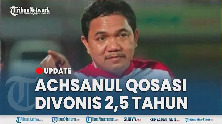 🔴 KORUPSI BTS 4G, ACHSANUL QOSASI DIVONIS 2,5 Tahun Penjara Sebagai Mantan Anggota BPK