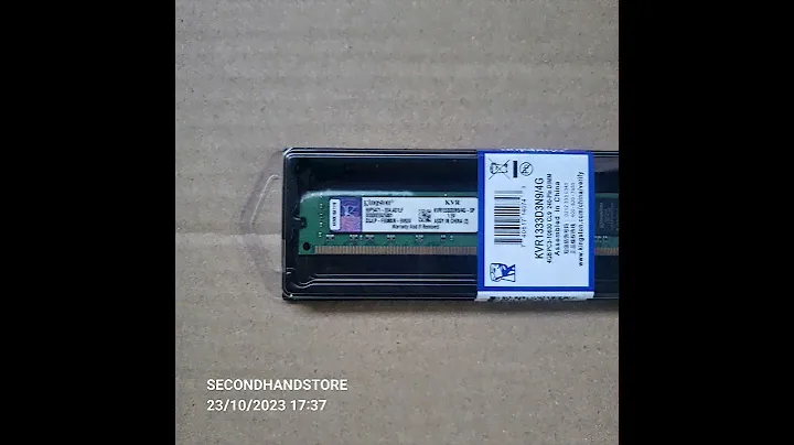 RAM KINGSTON DDR3 1333MHZ 4GB 16CHIP KVR1333D3N9/4G สำหรับ PC