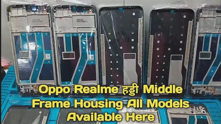 Oppo Realme Middle Lcd Frame Combo Touch Screen Fiting Frame हड्डी Housing Change All Models