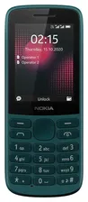 Телефон Nokia 215 4G Dual Sim бирюзовый (16QENE01A01)