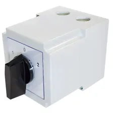 Переключатель кулачковый (пакетный) 4G 25-53-PK закрытого исполнения 25А сх.53 (1-0-2) IP55 АПАТОР